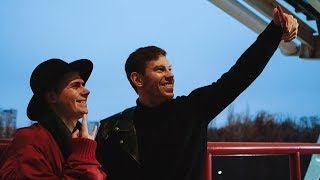 Покрас Лампас, Илья Геркус и Федор Смолов представили самое большое каллиграфити в мире