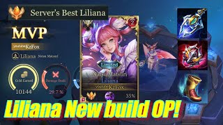 Top 1 Liliana New build OP! ?Full commentary?️ | Arena Of Valor / ROV / Liên Quân / 傳說對決