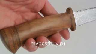 Нож "Диверсант". Рукоять дерево. Пила
