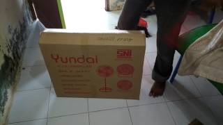 UNBOX KIPAS ANGIN BARU,HARGA DUA RATUSAN LHO,, MEREK "YUNDAI",