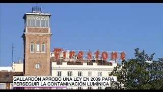 El luminoso de Firestone desaparece de Madrid