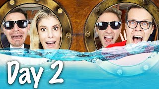 Spending 24 HOURS Straight in the OCEAN! Surviving Hacker Escape Room Trap to Reveal Maddie's Secret