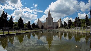 Прогулка около МГУ
