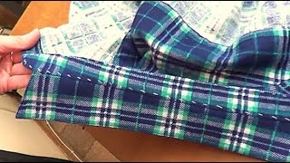 Обработка рубашечного воротника с отрезной стойкой