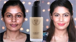 PAC HD Liquid Foundation | 12 Hr Wear Test | First Impression Review | Kavya K