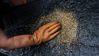 Как добывают золото. Gold mining