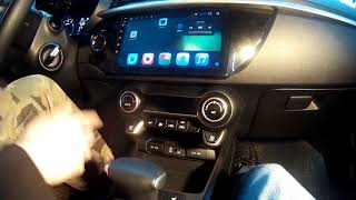 Kia Rio 2017+ установка магнитолы на Android с 8 ми ядерным процессором и камеры заднего вида