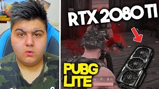 RTX2080 Tİ EKRAN KARTI İLE PUBG LİTE OYNADIM!!