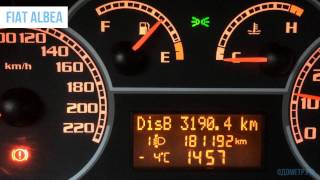 Крутилка, подмотка, моталка спидометра Fiat Albea (Фиат Альбеа)