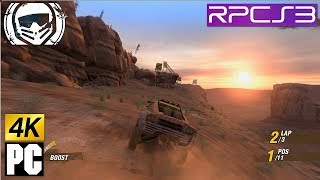 PS3 MotorStorm 1 in 4k PC (4480x2520) RPCS3 emulator