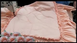 كيفية خياطة مفرش سرير - Making Bedspread