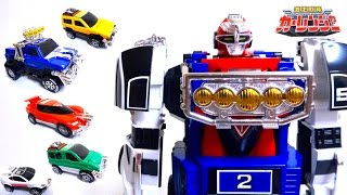 【激走戦隊カーレンジャー】戦う交通安全！激走合体 DX RVロボ ヲタファの歴代戦隊ロボレビュー / Carranger DX RV Robo , Turbo Megazord