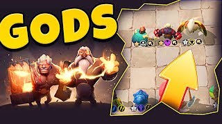 GODS ARE HERE in AUTO CHESS MOBILE