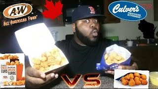 Culver's Cheese Curds VS A&W Cheese Curds