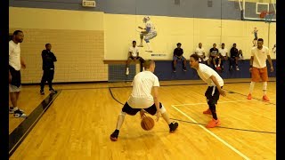 Professor hooping in the hood in Detroit with Springs