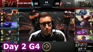 Flash Wolves vs TSM | Day 2 LoL MSI 2017 Group Stage | FW vs TSM Mid Season Invitational