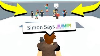 PLAYING ROBLOX SIMON SAYS! *IMPOSSIBLE*