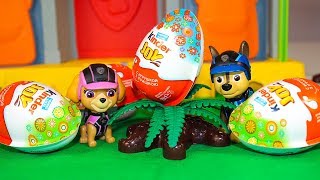 Мультики для детей Щенячий патруль Щенки и Пасхальные яйца Киндер Сюрпризы Мультфильмы
