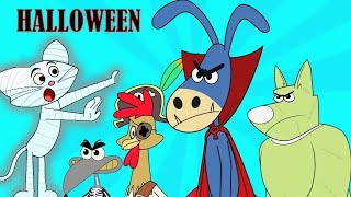 Cat & Keet |Party Monsters 2 Episodes Halloween Cartoons for Kids| Funny Cartoon Videos |Chotoonz TV