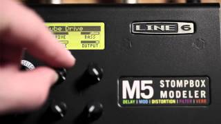 Видео обзор процессор гитарный LINE6 M5 Stompbox Modeler