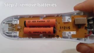 Battery Replacement Philips QC5130 [english] disassembled / disassembly