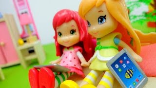 Видео для девочек.  Лимоша и Земляничка убирают комнату