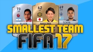 THE SMALLEST TEAM ON FIFA 17