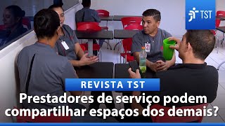 Terceirizados podem ser impedidos de usar os mesmos espaços de empregados efetivos?