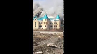 Пожар девичья башня. Нижний Тагил 14.04.16