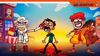 ? ПОТРОЛЛИМ? McTonalds или TFC ? - Troll Face Quest USA Adventure 2