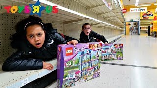We Got The Last LEGO Toys! Toy Hunt At Toys R US - Pretend Play Toys AndMe