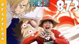 One Piece Episode 873 Reaction and Review! LUFFY ESCAPES HELL! LETS GO! GERMA 66 ARE SUPERHEROES!