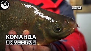ЛЕЩ. ЗИМНЯЯ РЫБАЛКА. ОЗЕРО ВОЛГО. ДИАЛОГИ О РЫБАЛКЕ. ©