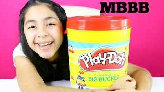 GIANT PLAY DOH BUCKET SURPRISE #MBBB|B2cutecupcakes