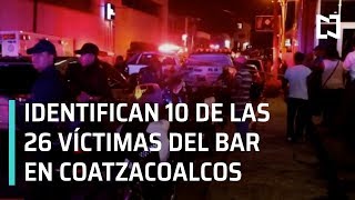 Identifican 10 de los 26 cuerpos de víctimas del bar 'El Caballo Blanco' - Las Noticias