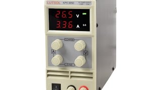 Лабораторный блок питания KPS305D обзор - полный комплект.