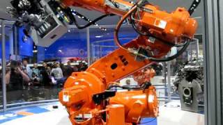 ABB Robot Demonstration -- Ford Display, NAIAS 2010 (Detroit Auto Show)
