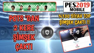 %100 SİYAH TOPDAN ŞİMŞEK ÇAKTI !! - PES 2019 MOBİLE SİYAH TOP AÇILIMI