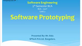 Introduction to Software Engineering - Software Prototyping