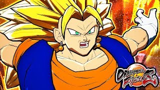 Dragon Ball FighterZ - NEW Aura SSJ3 Vegito Gameplay (CUSTOM) & ALL DRAMATIC FINISHES GAMEPLAY MOD