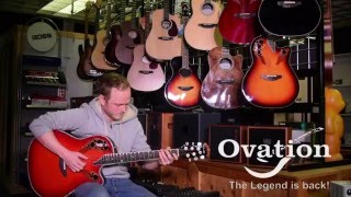 Ovation Custom Elite C2078AX-RTD Red Teardrop Burst