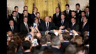 Stanley Cup Champion Pittsburgh Penguins honored at White House