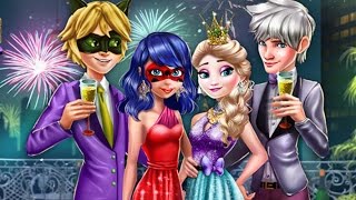 Couples New Year Party (Леди Баг и Эльза новогодняя вечеринка)