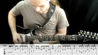 Neo-Classical Electric Guitar Solo Playthrough #2 | With Tab |  (From The Muse The Phantom)
