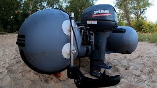 Крепление датчика эхолота на лодку Фрегат 350 Air
