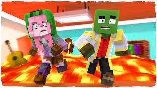 ? MINECRAFT - THE FLOOR IS LAVA!