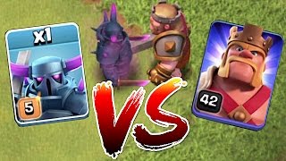 BATTLE TO THE DEATH!!! MAX PEKKA vs. LVL 42 HERO!! | clash of clans