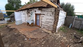 Заехали в нашу  деревню  она затеяла строительство. Пристрой. смотрим  участок house in the village