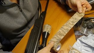 Обзор товаров из Китая. Камуфлированная бандажная лента.