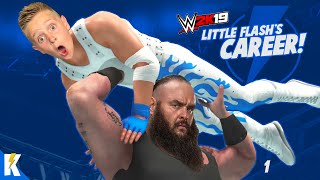 The Rise of Little Flash! WWE 2k19 Career Mode (SKIT) Part 1 | KIDCITY GAMING